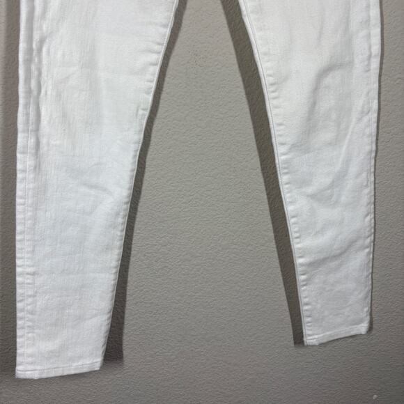 Veronica Beard Womens Size 25/0 Kate Skinny High Rise Jeans White Cotton Blend - Picture 5 of 15